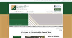 Desktop Screenshot of centralohiodentalspa.com